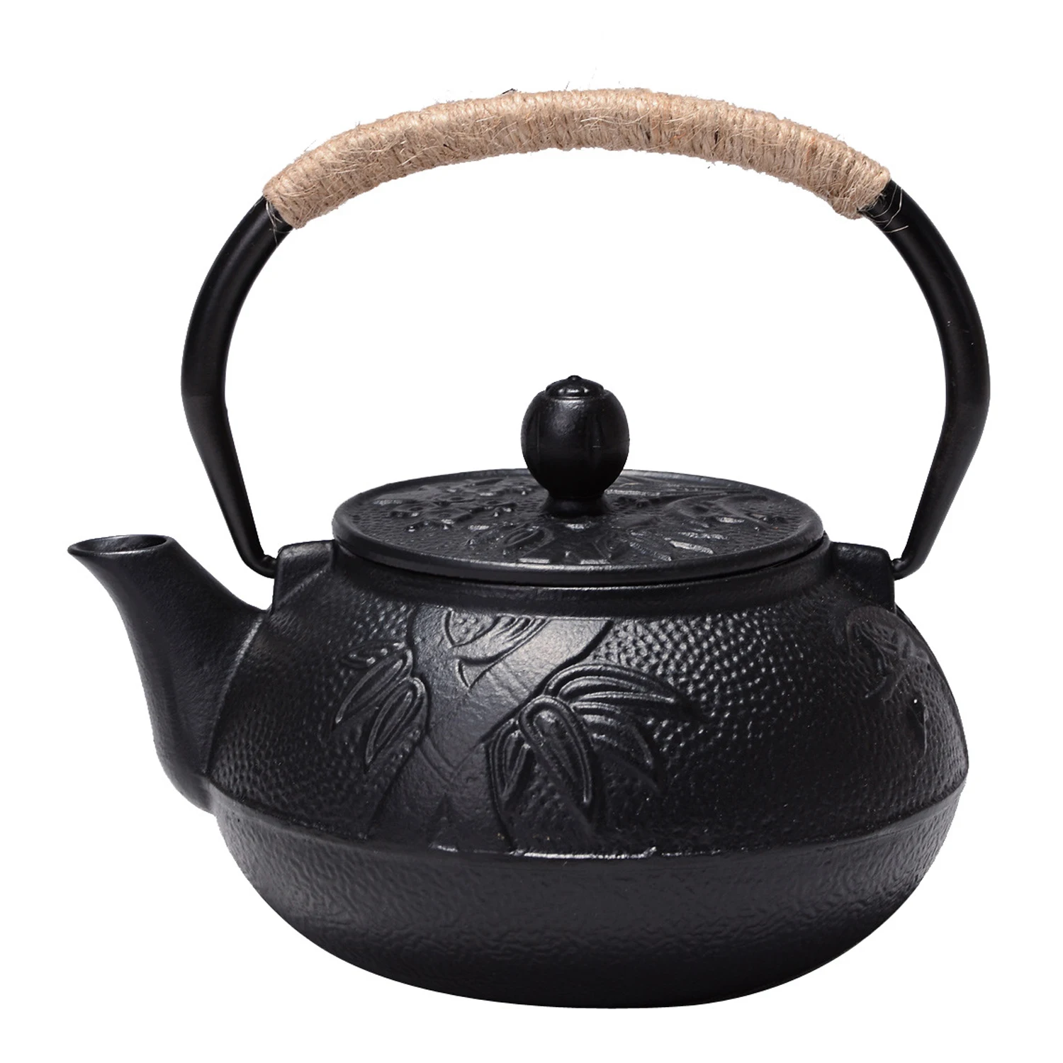 Cast Iron Tetsubin - Japanese Cast Iron Teapot with Stainless