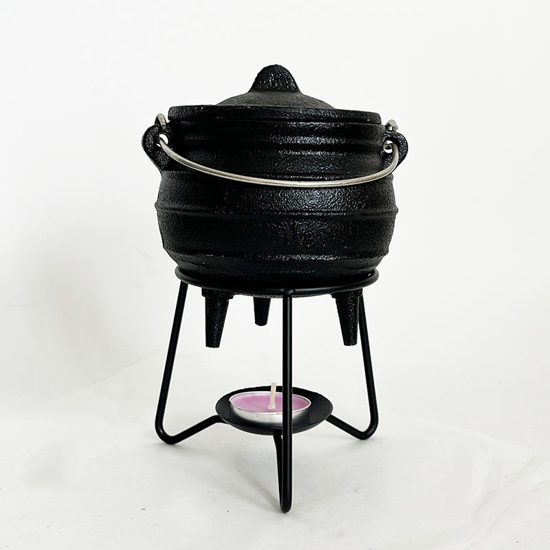 Cast Iron Tetsubin - Medium 1/8# Cast Iron Cauldron With