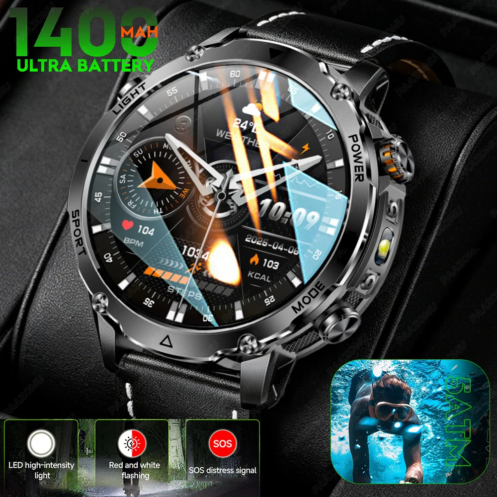 Japanese Lifestyle Brand - Brand+ Military 1400mAh Battery Smart Watch