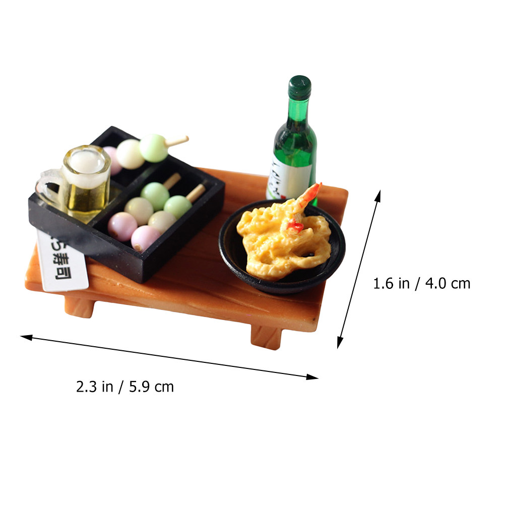 3Pcs Mini Sushi Realistic Deco - Japanese Lifestyle And Food ulasan dan harga