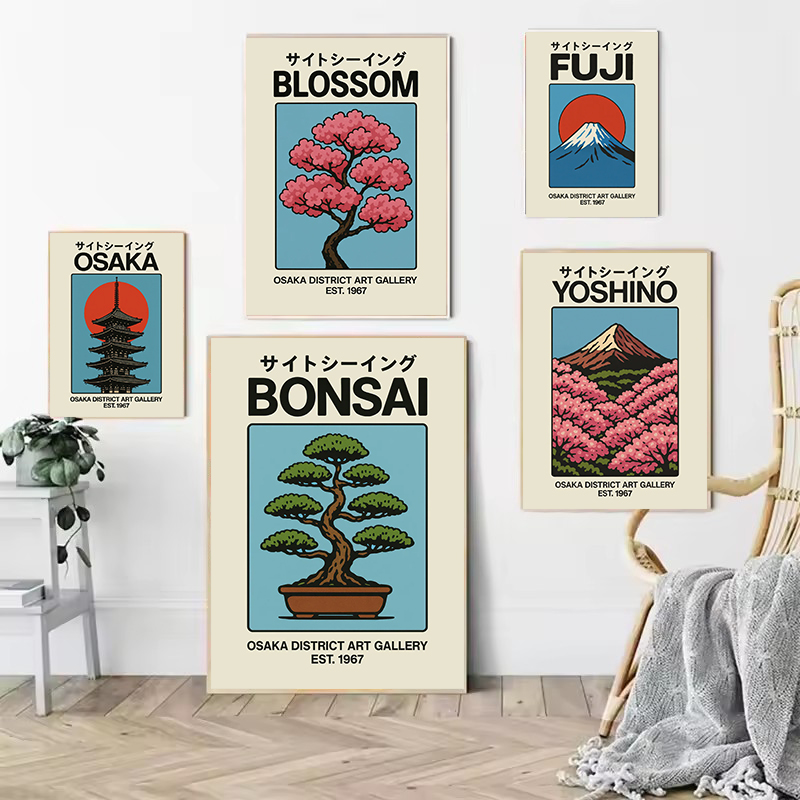 Vintage Japan Traveling Art Os - Japanese Zen Lifestyle ulasan dan harga