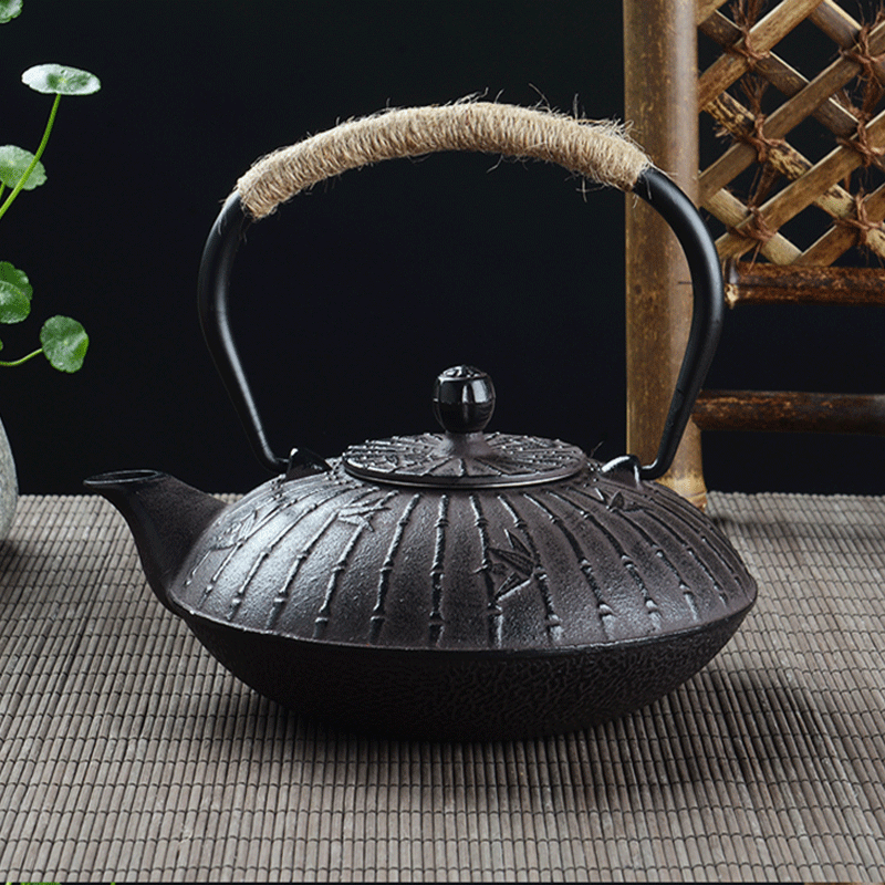 Retro 900ml Cast Iron Teapot J - Cast Iron Tetsubin ulasan dan harga