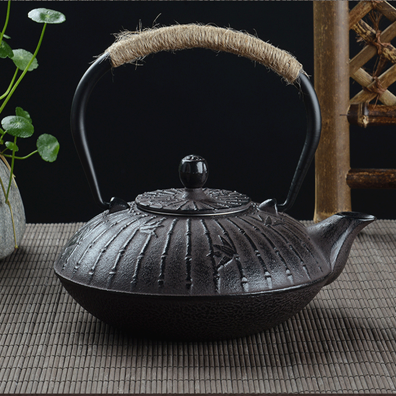 Retro 900ml Cast Iron Teapot J - Cast Iron Tetsubin ulasan dan harga