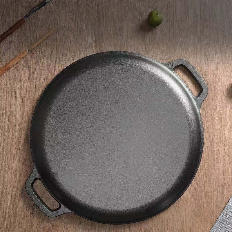 JUSTINLAU Double-Ear Frying Pa - Cast Iron Tetsubin ulasan dan harga