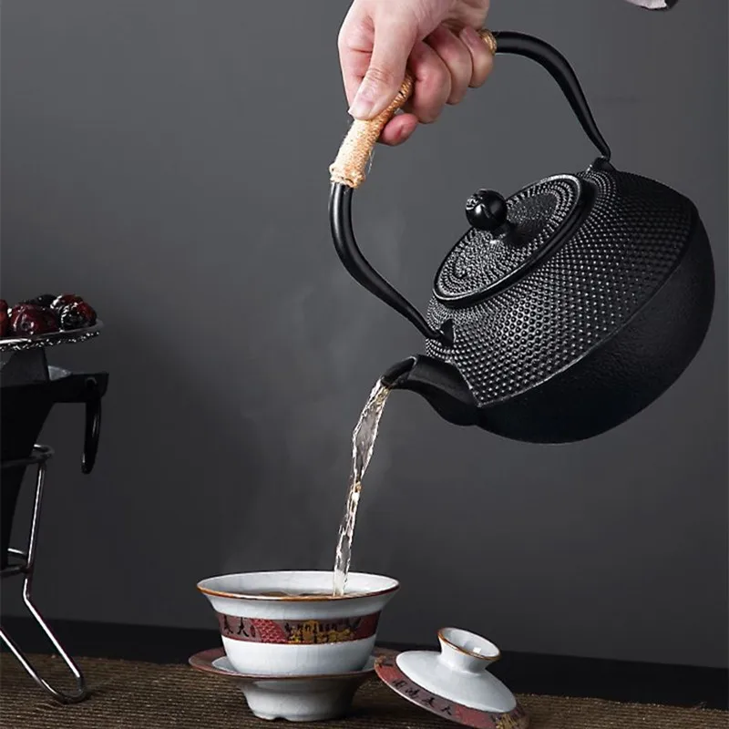 Cast Iron Teapot, Water Boilin - Cast Iron Tetsubin ulasan dan harga