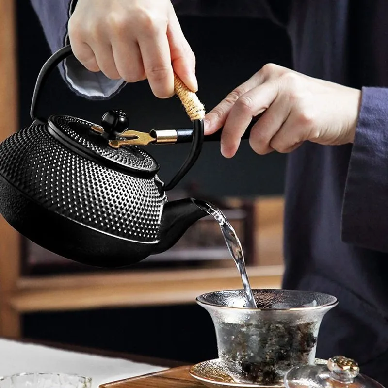 Cast Iron Teapot, Water Boilin - Cast Iron Tetsubin ulasan dan harga